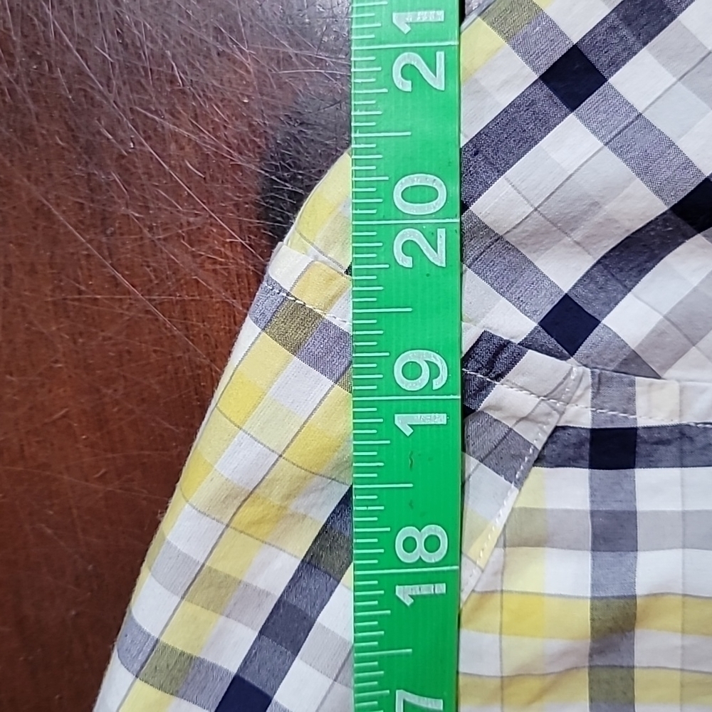 Lacoste Men’s Short Sleeve Button Up Size 42 Slim Fit - Picture 7 of 9